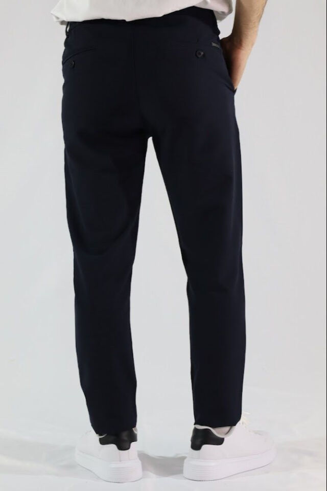 Likralı Slim Fit Erkek Kumaş Pantolon | VENTOV Lacivert - 31